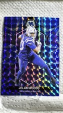 Jelani Woods Blue Reactive Prizm 2024 Mosaic Football Card 96 Indianapolis Colts