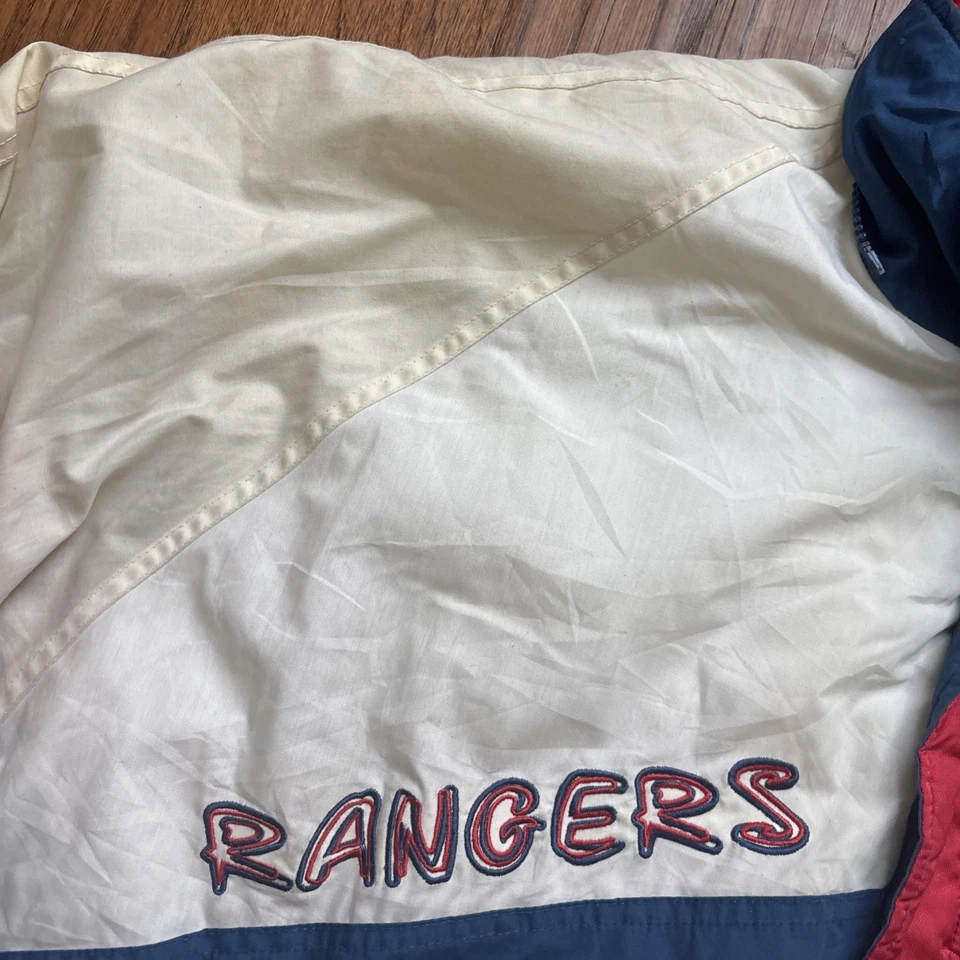 Vintage New York Rangers Puffer Jacket Mens XXL NHL Pro Player - Image 3 of 4