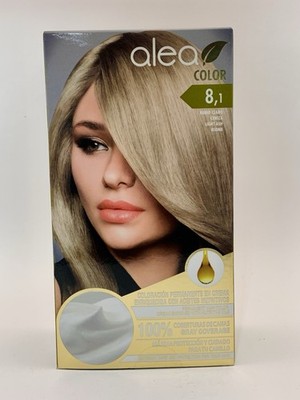 Alea Color Light Ash Blond Permanent Box Hair Dye 