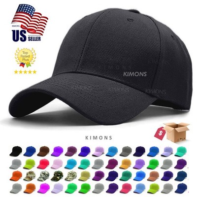 Solid Plain Baseball Cap Trucker Camo Blank Hat Ball Men Women Premium 2026 VC