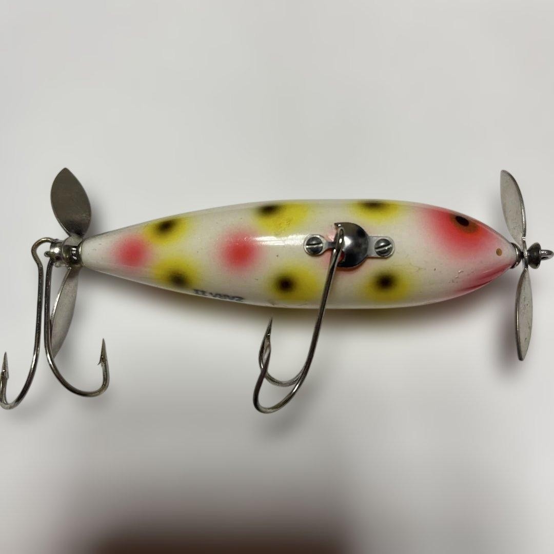 Heddon Wounded Spook Zara II Body Pradoco Used Paint & Needle Damage thumbnail 6