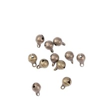 100 Pcs 6mm Jingle Bells Handmade Small Bells DIY Bracelet Jewelry Making Acces