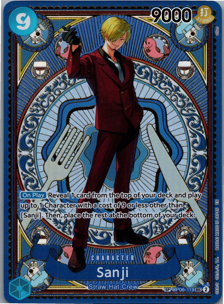 Sanji (SP) SEC A Fist of Divine Speed OP06-119 NM | eBay