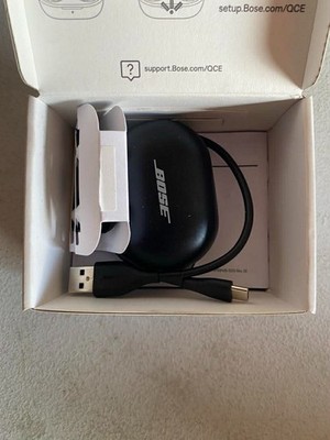 Bose QuietComfort Wireless Noise Cancelling Bluetooth Earbuds - Black