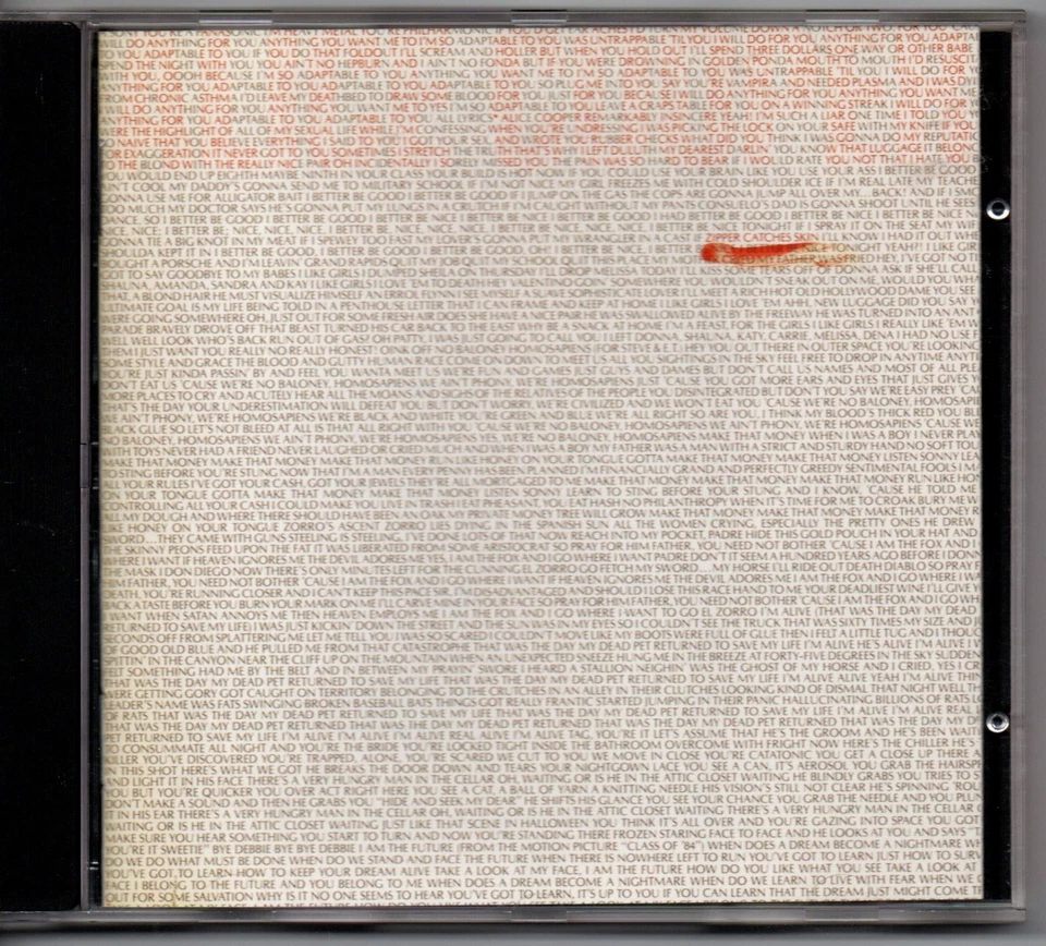 Alice Cooper: Zipper Catches Skin