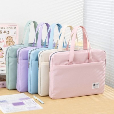 A4 Letter-Format Büro Geschäft Leinwand Erweiterbar Brieftasche Datei Organizer Ordner