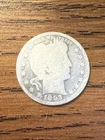 1893 Barber Silver Quarter 90% SILVER Coin Raw Nicer Circulated Condition