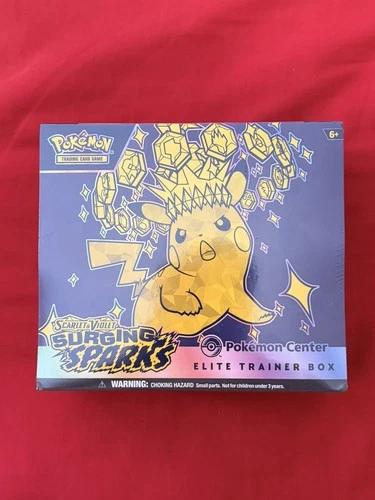 Pokemon Surging Sparks - Pokemon Center Elite Trainer Box ETB - New & Sealed
