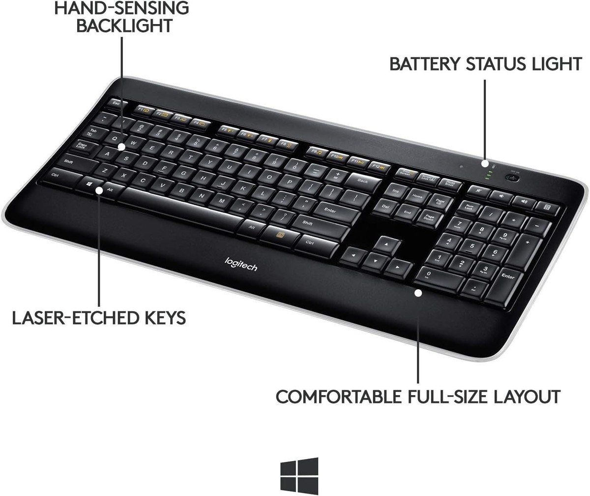 Buy Logitech K800 (920-002359) Wireless Keyboard online | eBay