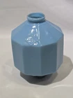 Antique Dodd & Struthers Blue Milk Glass Lightning Rod Ball 10-Sided Original