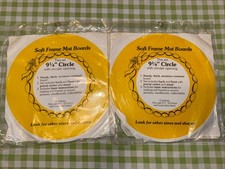 Yours Truly Soft Frame Mat Board 9143 Lot Of 2 9 Inch Circle Framing Crafts