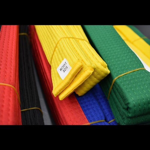 Cotton udo Jiu jitsu Standard Tapes Uniform Colored Ranking Belts Adult - Picture 6 of 26