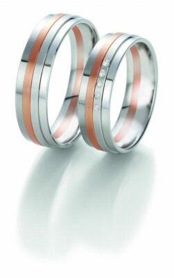 Wedding Rings Breuning Black & White Collection 6339/6340