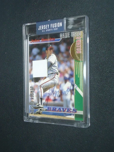 John Smoltz 2021 JERSEY FUSION GAME-USED SWATCH Card #JFJS04 BRAVES