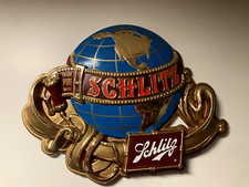 Schlitz beer sign, vintage, plastic 1970's 1977 collectible