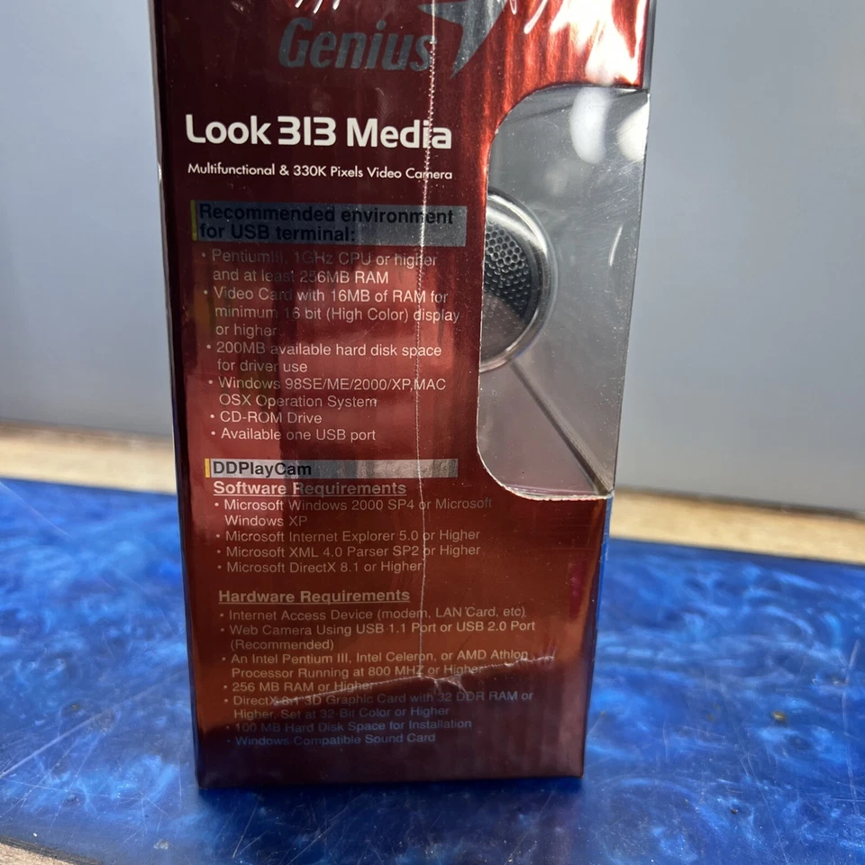 Vintage PC Genius Look 313 Media Web Cam Speaker USB Hub Retro Computing NOS - Image 3 of 4