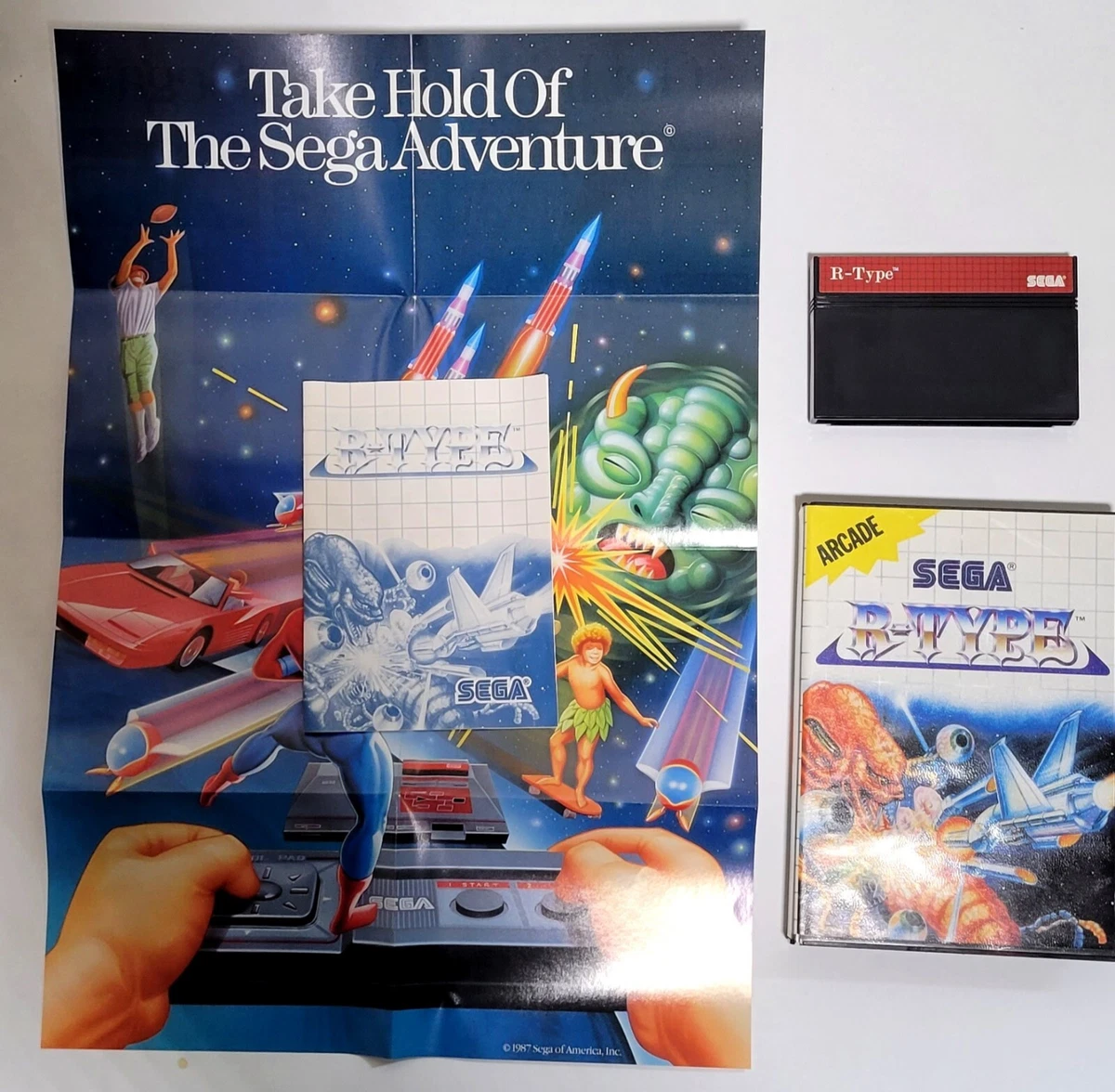 R-Type Sur Sega Master System - Jeu Action/Aventure - Bon État