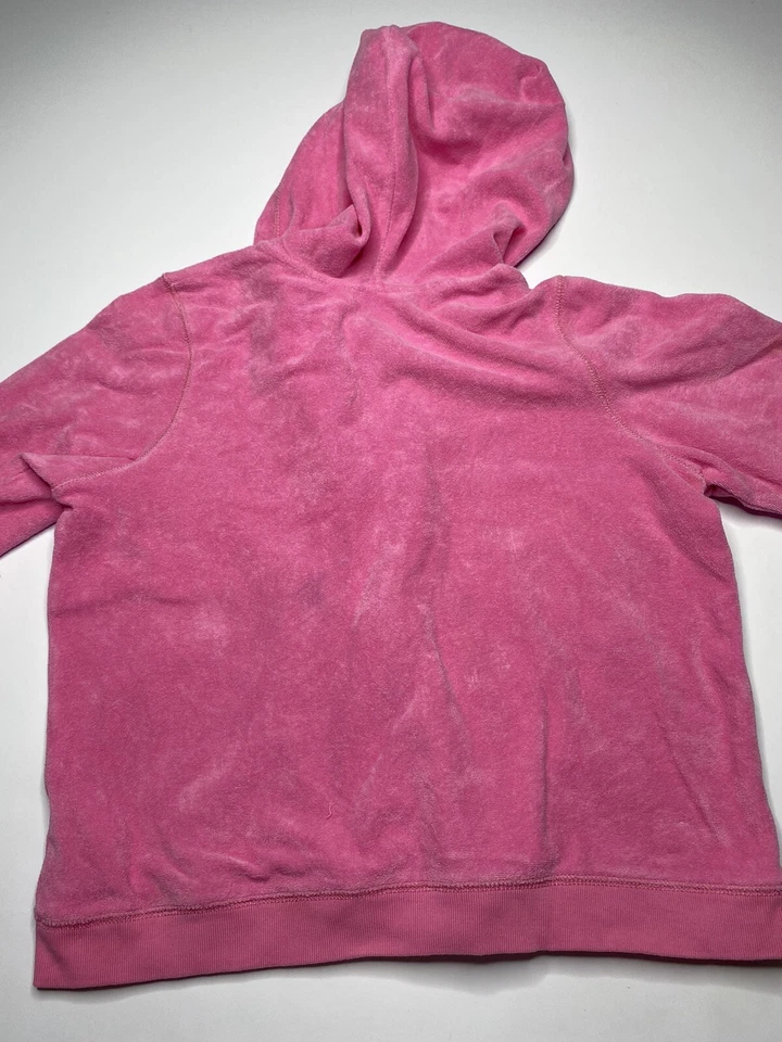 De Colección Lilly Pulitzer Niñas Talla XL 14 Rosa Terry Tela Sudadera con Capucha Chaqueta Cremallera Completa Foto 2 de 4