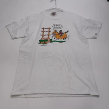 Vintage 1995 Jared Lee Studio "I Don't Do Jumps" Funny Shirt LARGE Horse