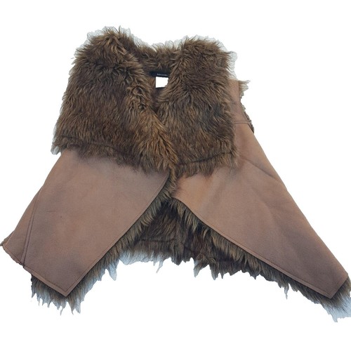 Decjuba Vest Faux Fur and Suede S / M sherpa Designer