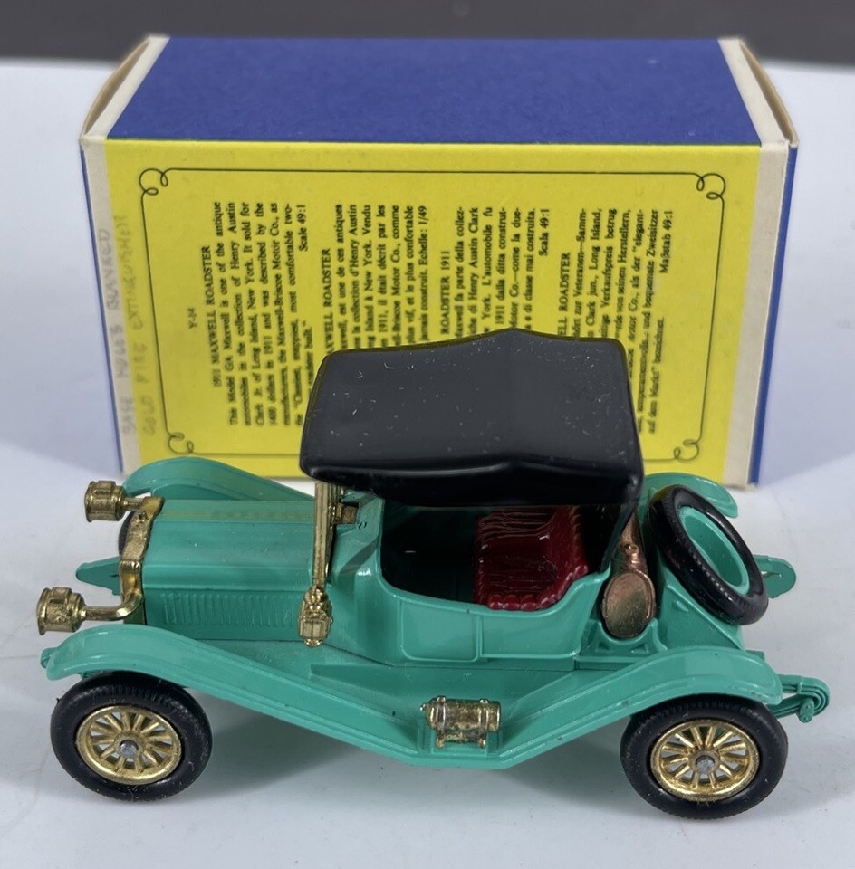 Vintage - MAXWELL Roadster 1911 - Matchbox N° Y-14 Mint box
