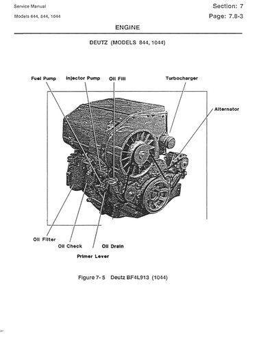 644 844 1044 1997 Forklift Workshop Manual Fits LULL 644 844 1044 - PAPER MANUAL - Picture 12 of 24
