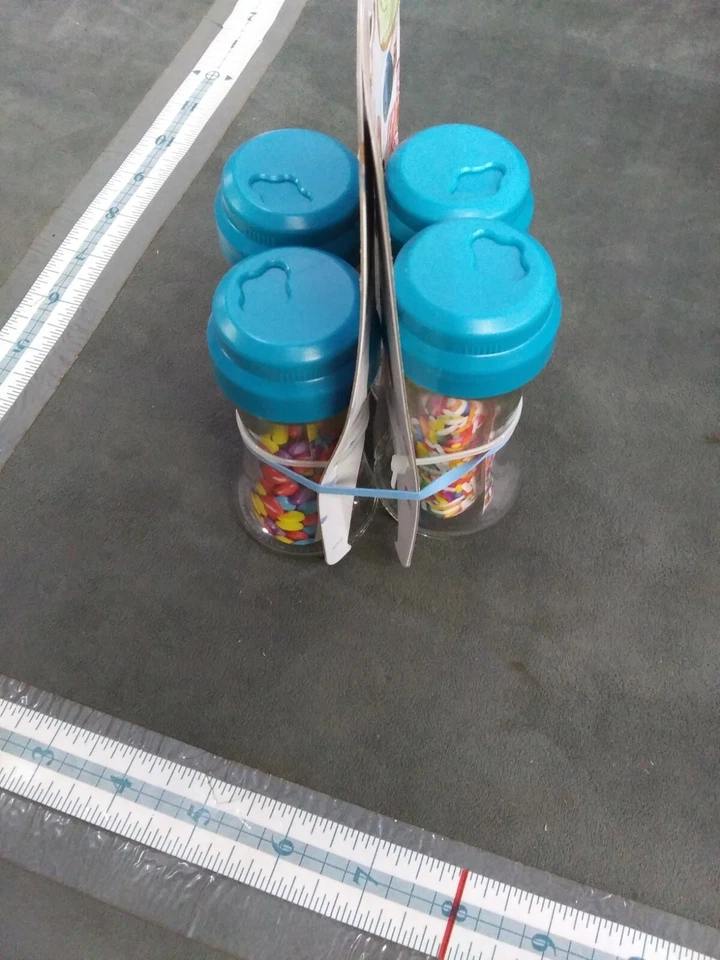 2 pks Trudeau Sprinkle Shakers Tropical Blue 2.5 Oz Baking Kitchen Food Crafts  - Image 3 of 4