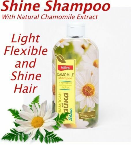 Milva Shine Shampoo with Natural Chamomile Extract for Shiny & Soft Hair  200ml | eBay
