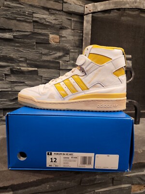 Adidas Forum 84 Hi High AEC Yellow Size 12 DEADSTOCK