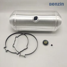 Aluminum Spun Fuel cell 10" x 22" 7 Gallon Fuel Tank /Gas Tank 3/8 NPT Outlet 