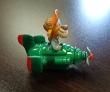 Vintage Disney Talespin McDonald  s Happy Meal Toy Diecast Plane Green Fast Ship