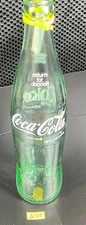 Vintage Coca-Cola Tall 1 Pint 16 oz ACL Green Glass Soda Bottle   IN7113