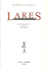 Lares. Anno LXXVIII. 0001-0002. Gennaio-Agosto 2012