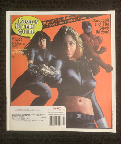 2000 COMICS BUYER'S GUIDE Magazine #1406 FN+ 6.5 Daredevil and Black Widow