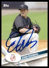 2017 Topps Pro Debut JOSH ROGERS Signed Card autograph auto ORIOLES NATIONALS