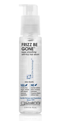 GIOVANNI ECO CHIC Frizz Be Gone - Super Smoothing Anti-Frizz Hair Serum, 2.75 oz