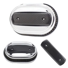 Carbon Fiber Air Cleaner Trim Cover for Harley Breakout Fat Bob Boy Low Rider S