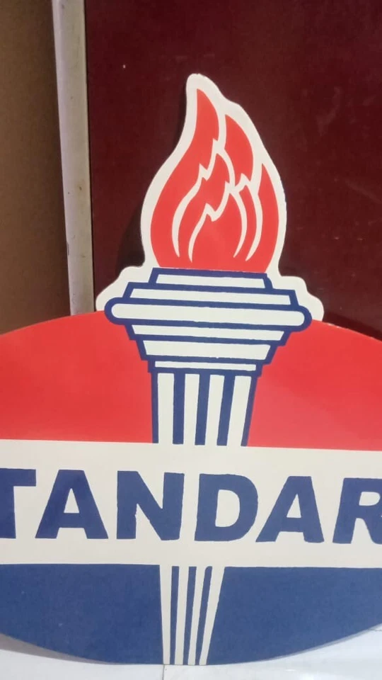 Standard Oil Rare Porcelain Heavy Metal 30 inches - Image 2 of 4