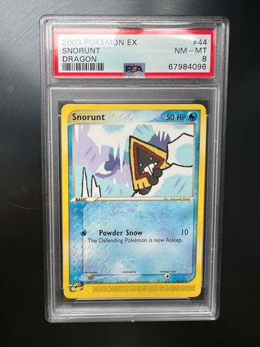 Snorunt graded PSA 8 for sale on eBay