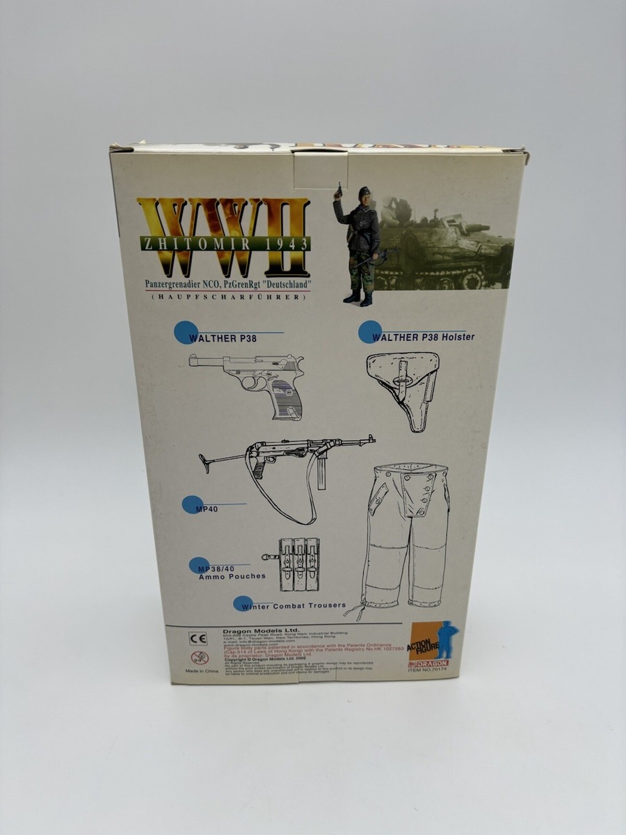 Dragon WWII 1/6 Panzergrenadier NCO Haupfscharfuhrer Dragon WWII 1/6 Panzergrenadier NCO Haupfscharfuhrer