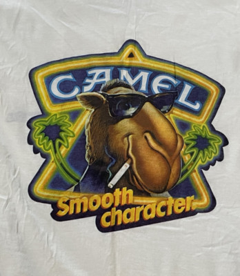 VTG 80s Camel Cirgarettes Smooth Character XL.Promo Shirt in original box
