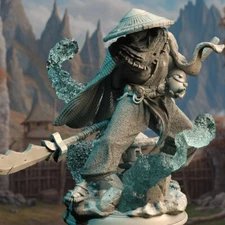 Kheye Divine Monk Fighter Rogue Miniature | D&D DnD