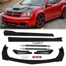 Front Bumper Lip Spoiler Splitter Car Body Rear For Dodge Avenger