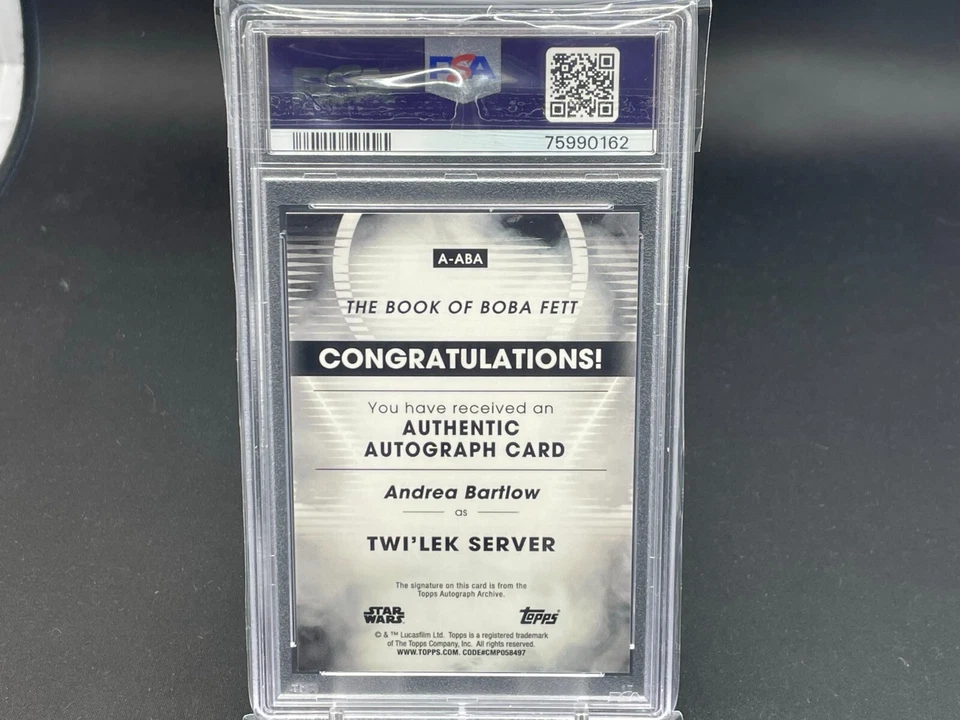 2023 Topps Signature Series - Star Wars - Twi'lek Server - Autograph - PSA 10 - Image 4 of 4