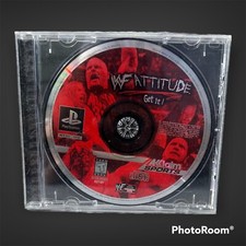 WWF Attitude Playstation 1 PS1 Used Working Tested