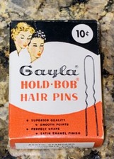 1940 s Gayla Hold-Bob Hair Pins NOS