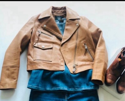 SET Bikerjacke | Lederjacke im Acne Style