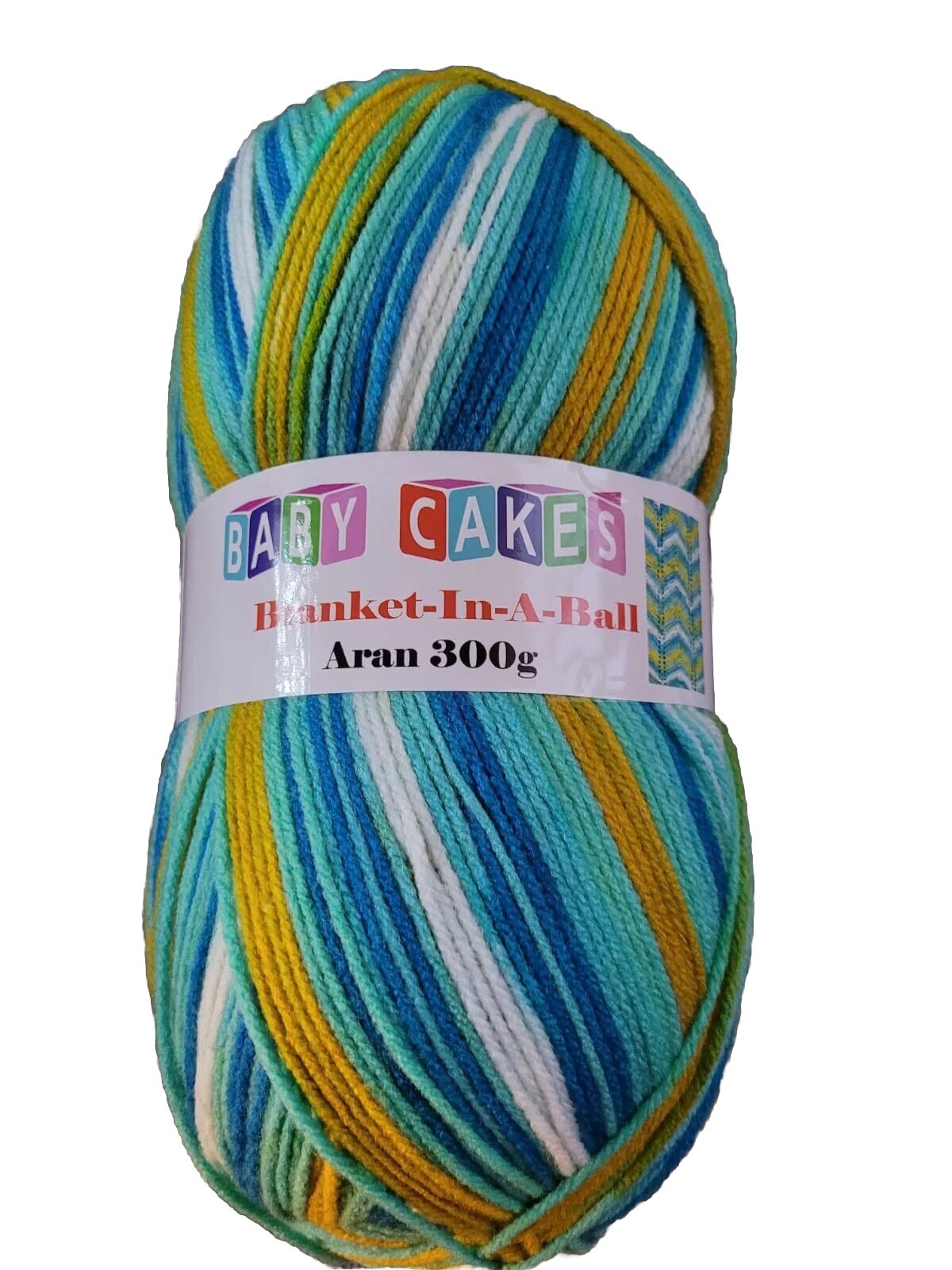 Woolcraft Blanket In A Ball Aran Yarn - Wool 300g - Pattern - crochet knitting