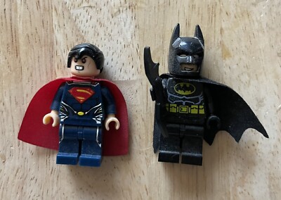 Batman And Superman Lego Minifigures