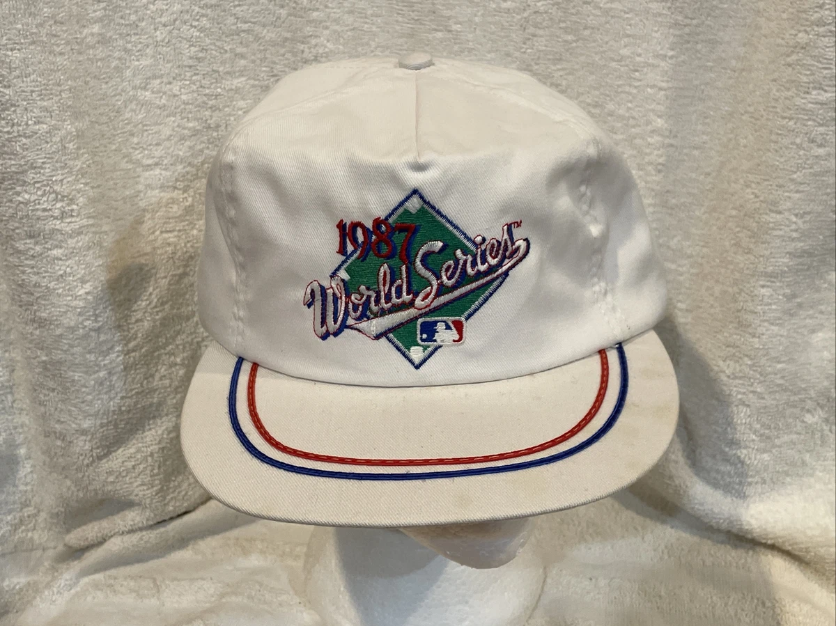 VINTAGE 1987 Minnesota Twins World Series Adult One Size White Hat #2, NEW&NICE!